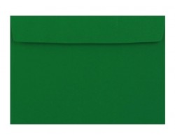 Barevná obálka s krycí páskou vánoční zelená 